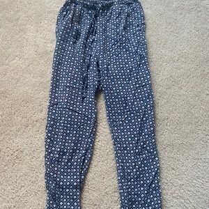 Printed parachute pants